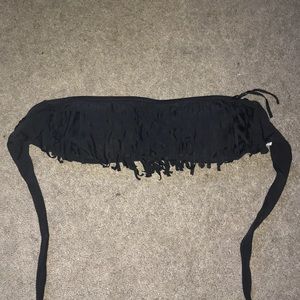 Fringe bikini top